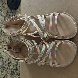 Little Girls' Cat & Jack strappy zip up sandals